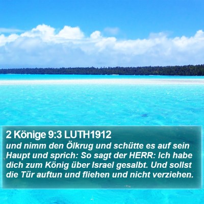 2 Könige 9:3 LUTH1912 Bible Verse Image