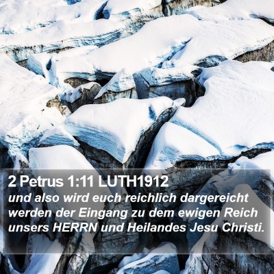 2 Petrus 1:11 LUTH1912 Bible Verse Image