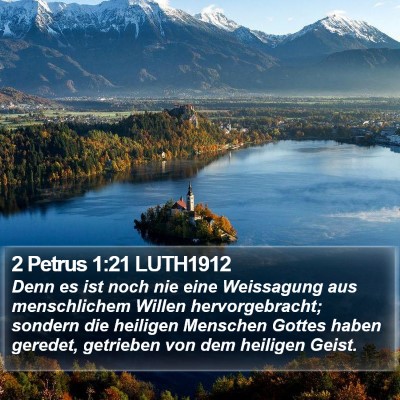 2 Petrus 1:21 LUTH1912 Bible Verse Image