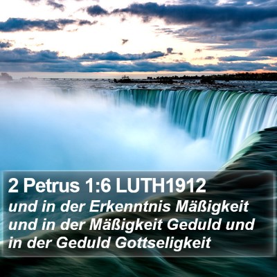2 Petrus 1:6 LUTH1912 Bible Verse Image