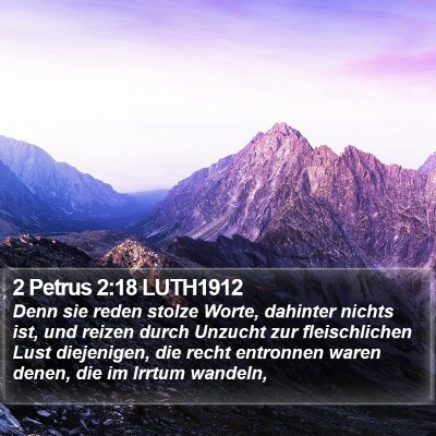 2 Petrus 2:18 LUTH1912 Bible Verse Image