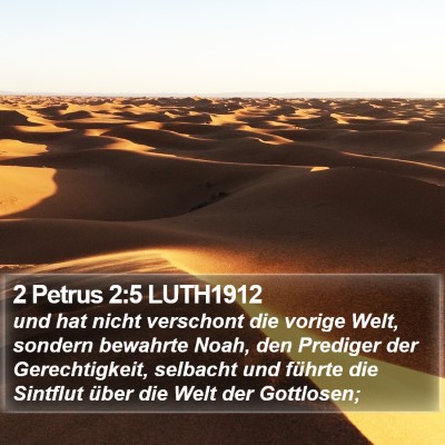 2 Petrus 2:5 LUTH1912 Bible Verse Image