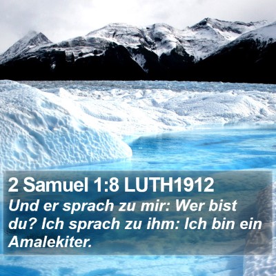 2 Samuel 1:8 LUTH1912 Bible Verse Image