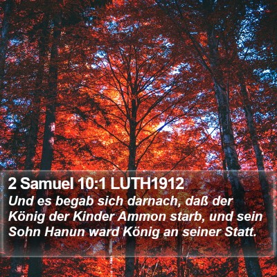 2 Samuel 10:1 LUTH1912 Bible Verse Image