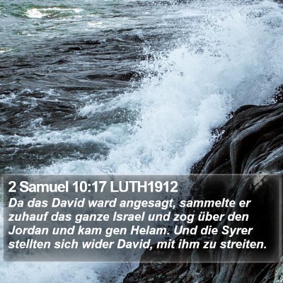2 Samuel 10:17 LUTH1912 Bible Verse Image