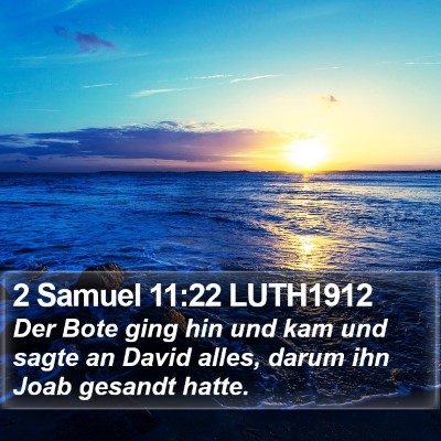 2 Samuel 11:22 LUTH1912 Bible Verse Image