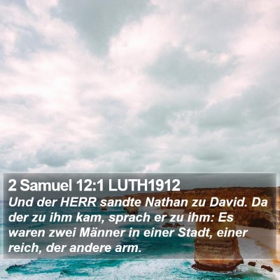 2 Samuel 12:1 LUTH1912 Bible Verse Image