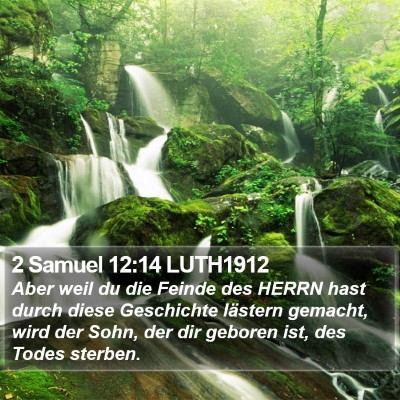 2 Samuel 12:14 LUTH1912 Bible Verse Image