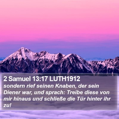 2 Samuel 13:17 LUTH1912 Bible Verse Image