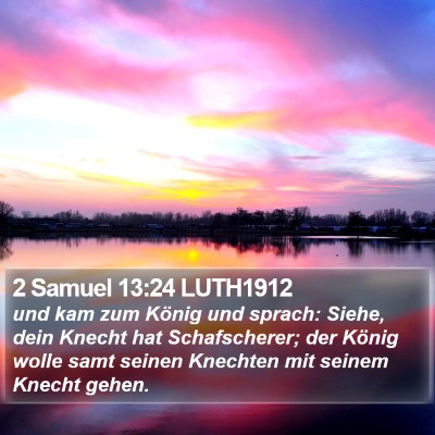 2 Samuel 13:24 LUTH1912 Bible Verse Image