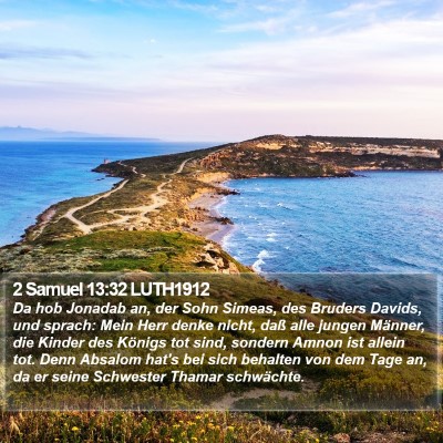 2 Samuel 13:32 LUTH1912 Bible Verse Image