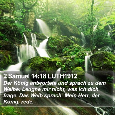 2 Samuel 14:18 LUTH1912 Bible Verse Image