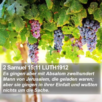 2 Samuel 15:11 LUTH1912 Bible Verse Image