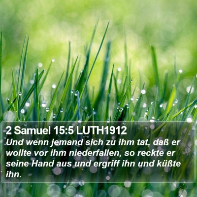 2 Samuel 15:5 LUTH1912 Bible Verse Image