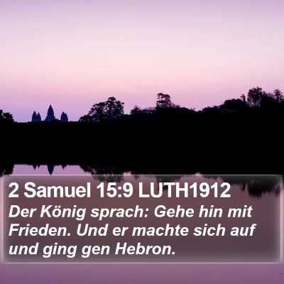2 Samuel 15:9 LUTH1912 Bible Verse Image