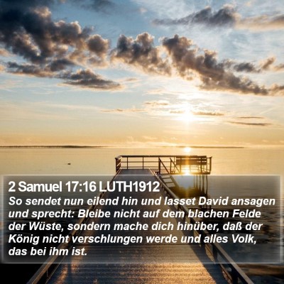 2 Samuel 17:16 LUTH1912 Bible Verse Image