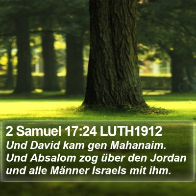 2 Samuel 17:24 LUTH1912 Bible Verse Image