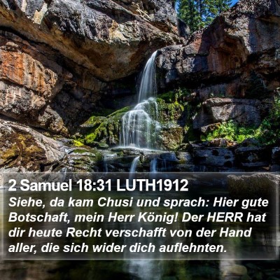 2 Samuel 18:31 LUTH1912 Bible Verse Image