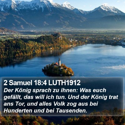 2 Samuel 18:4 LUTH1912 Bible Verse Image