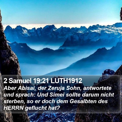 2 Samuel 19:21 LUTH1912 Bible Verse Image
