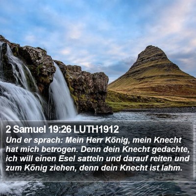 2 Samuel 19:26 LUTH1912 Bible Verse Image