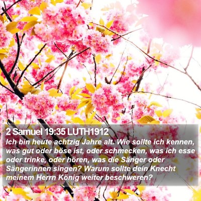 2 Samuel 19:35 LUTH1912 Bible Verse Image