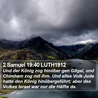 2 Samuel 19:40 LUTH1912 Bible Verse Image