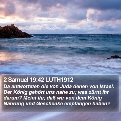 2 Samuel 19:42 LUTH1912 Bible Verse Image