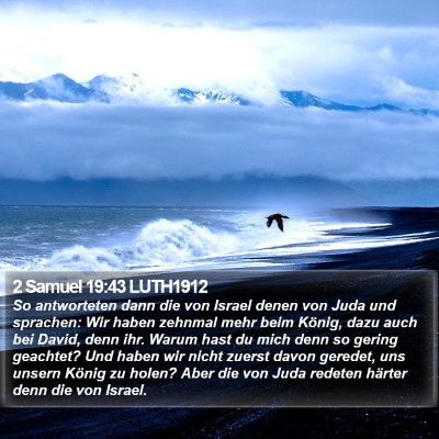 2 Samuel 19:43 LUTH1912 Bible Verse Image