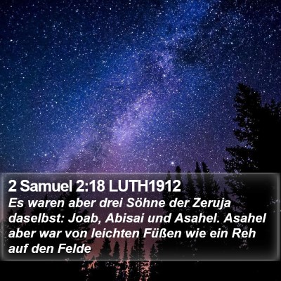 2 Samuel 2:18 LUTH1912 Bible Verse Image