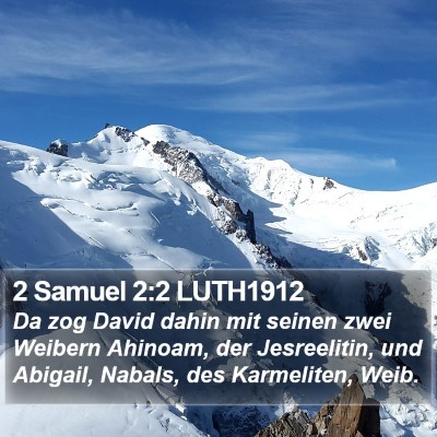 2 Samuel 2:2 LUTH1912 Bible Verse Image