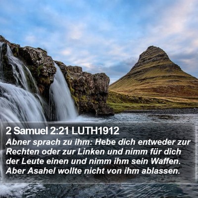 2 Samuel 2:21 LUTH1912 Bible Verse Image