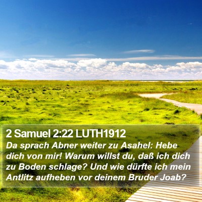 2 Samuel 2:22 LUTH1912 Bible Verse Image