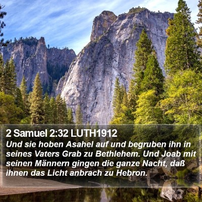 2 Samuel 2:32 LUTH1912 Bible Verse Image