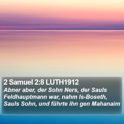 2 Samuel 2:8 LUTH1912 Bible Verse Image