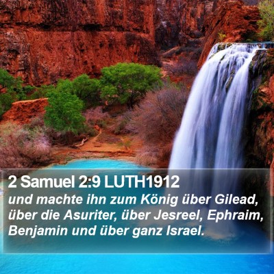 2 Samuel 2:9 LUTH1912 Bible Verse Image