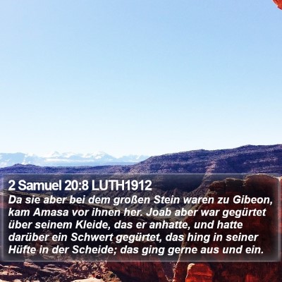 2 Samuel 20:8 LUTH1912 Bible Verse Image