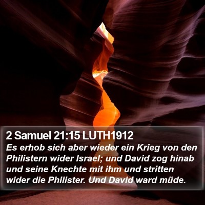 2 Samuel 21:15 LUTH1912 Bible Verse Image