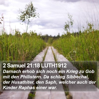 2 Samuel 21:18 LUTH1912 Bible Verse Image