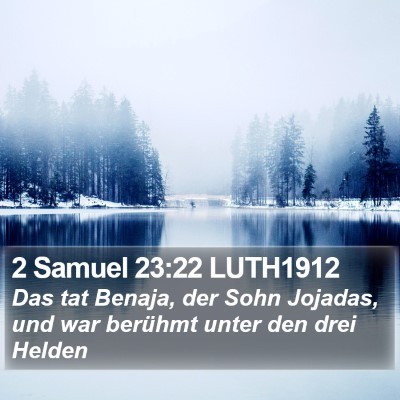 2 Samuel 23:22 LUTH1912 Bible Verse Image