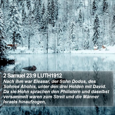 2 Samuel 23:9 LUTH1912 Bible Verse Image