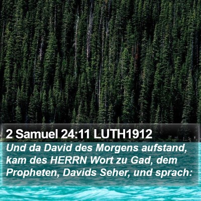 2 Samuel 24:11 LUTH1912 Bible Verse Image