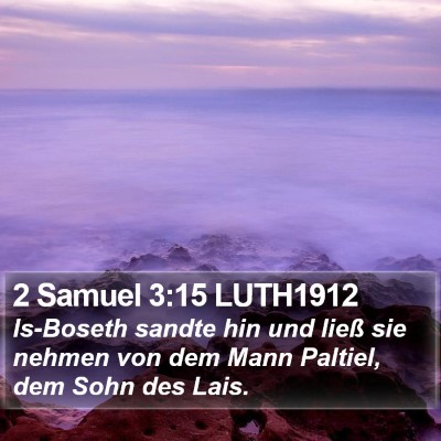 2 Samuel 3:15 LUTH1912 Bible Verse Image