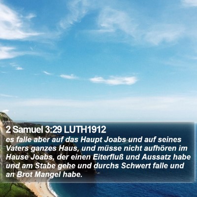 2 Samuel 3:29 LUTH1912 Bible Verse Image