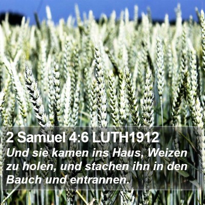 2 Samuel 4:6 LUTH1912 Bible Verse Image