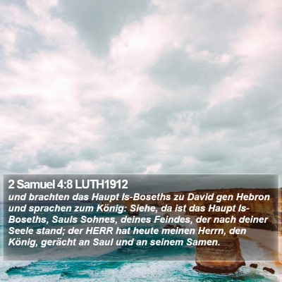 2 Samuel 4:8 LUTH1912 Bible Verse Image