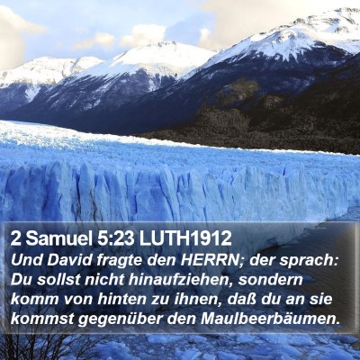 2 Samuel 5:23 LUTH1912 Bible Verse Image