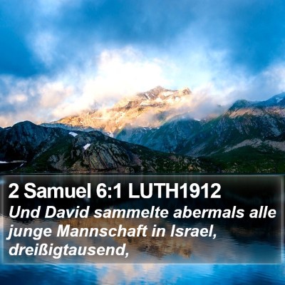 2 Samuel 6:1 LUTH1912 Bible Verse Image
