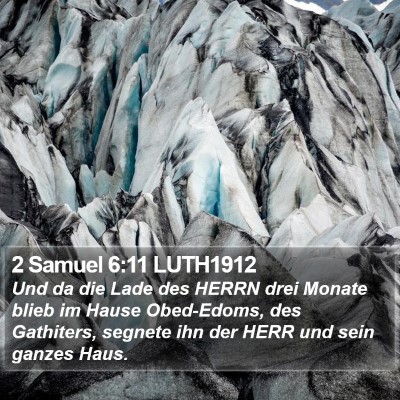 2 Samuel 6:11 LUTH1912 Bible Verse Image
