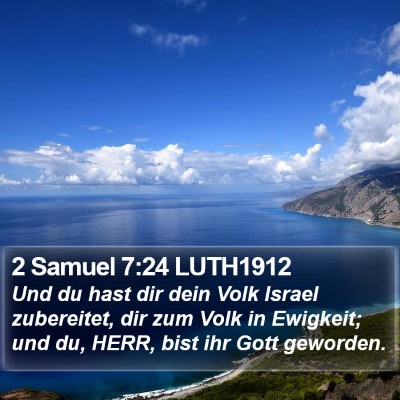 2 Samuel 7:24 LUTH1912 Bible Verse Image
